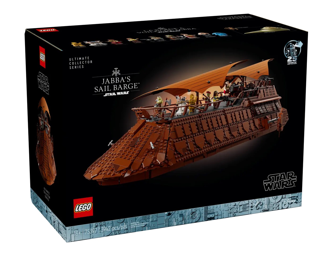 Sets LEGO - Star Wars - 75397 - Jabba's Sail Barge | Minifig
